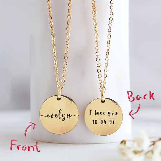 Personalized Engraved Necklace