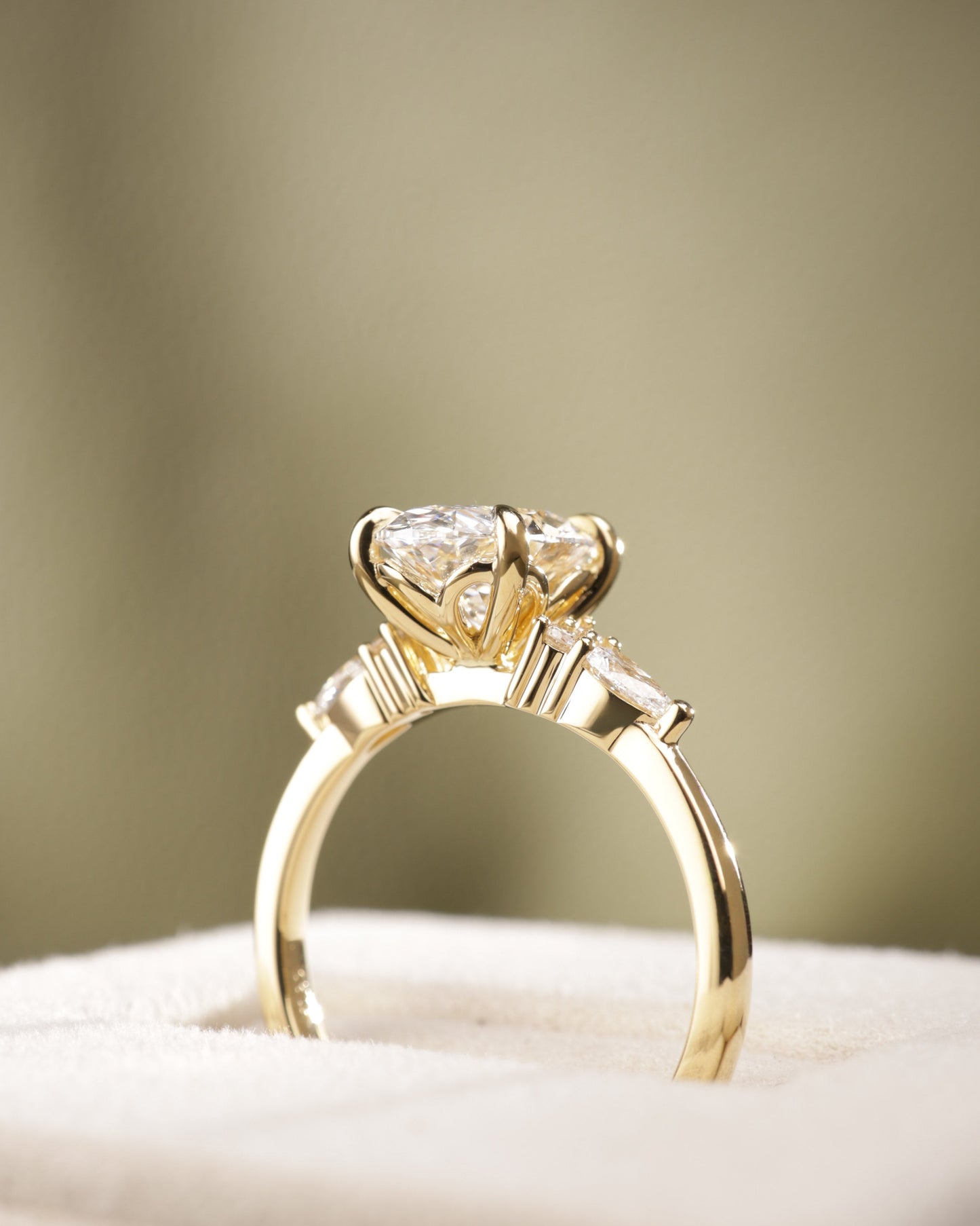 2 CT Asscher Lab Grown Diamond Solitaire Engagement Ring