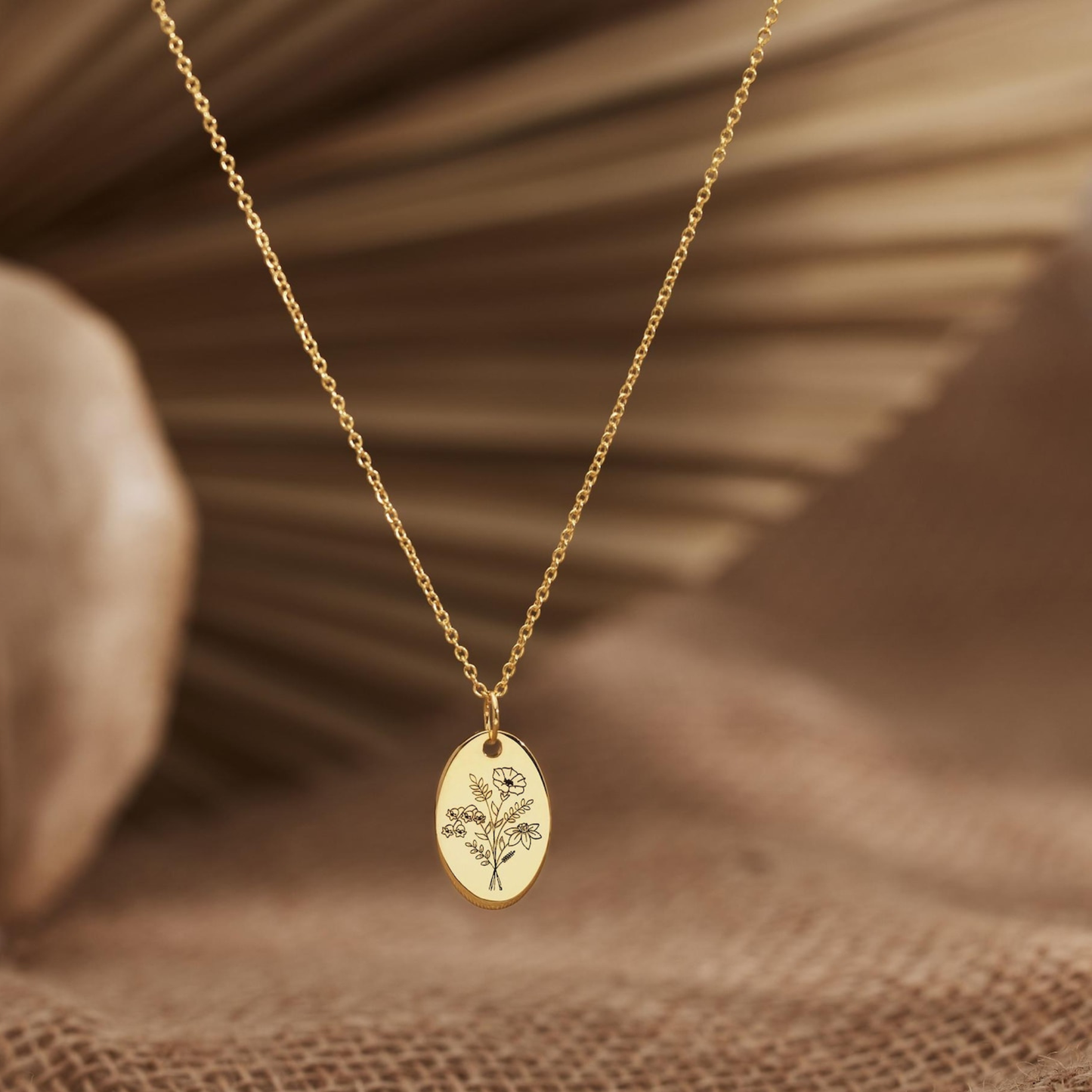 Custom Multiple Birthflower Necklace