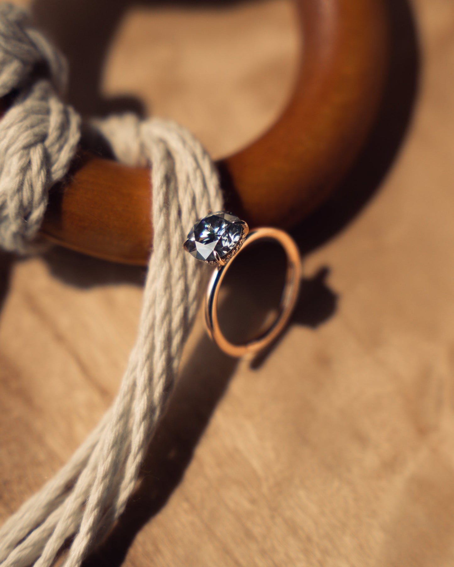1.60 CT Round Cut Moissanite Engagement Ring With Hidden Halo Setting