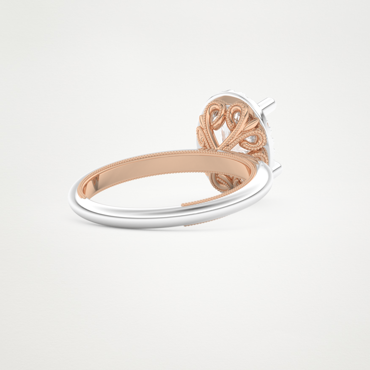 Oval Cut Moissanite Halo Engagement Ring – 1.5 CT Lab-Created Brilliance in 10K/14K/18K Gold