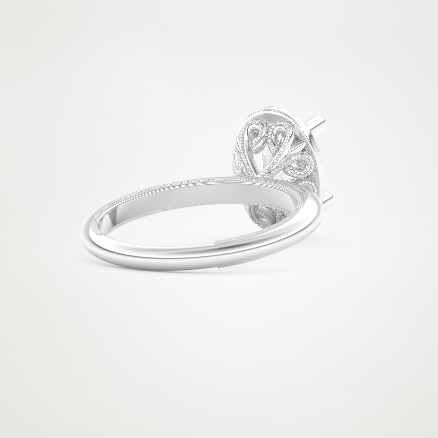 Oval Cut Moissanite Halo Engagement Ring – 1.5 CT Lab-Created Brilliance in 10K/14K/18K Gold