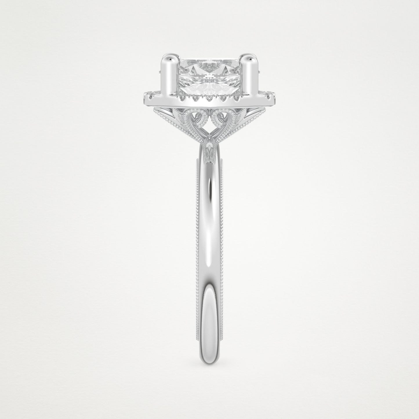 Oval Cut Moissanite Halo Engagement Ring – 1.5 CT Lab-Created Brilliance in 10K/14K/18K Gold