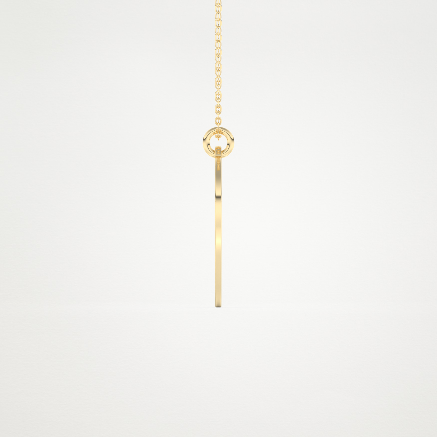 Custom Personalized Fingerprint Pendant Necklace – 14K/18K Gold & 925 Silver 8