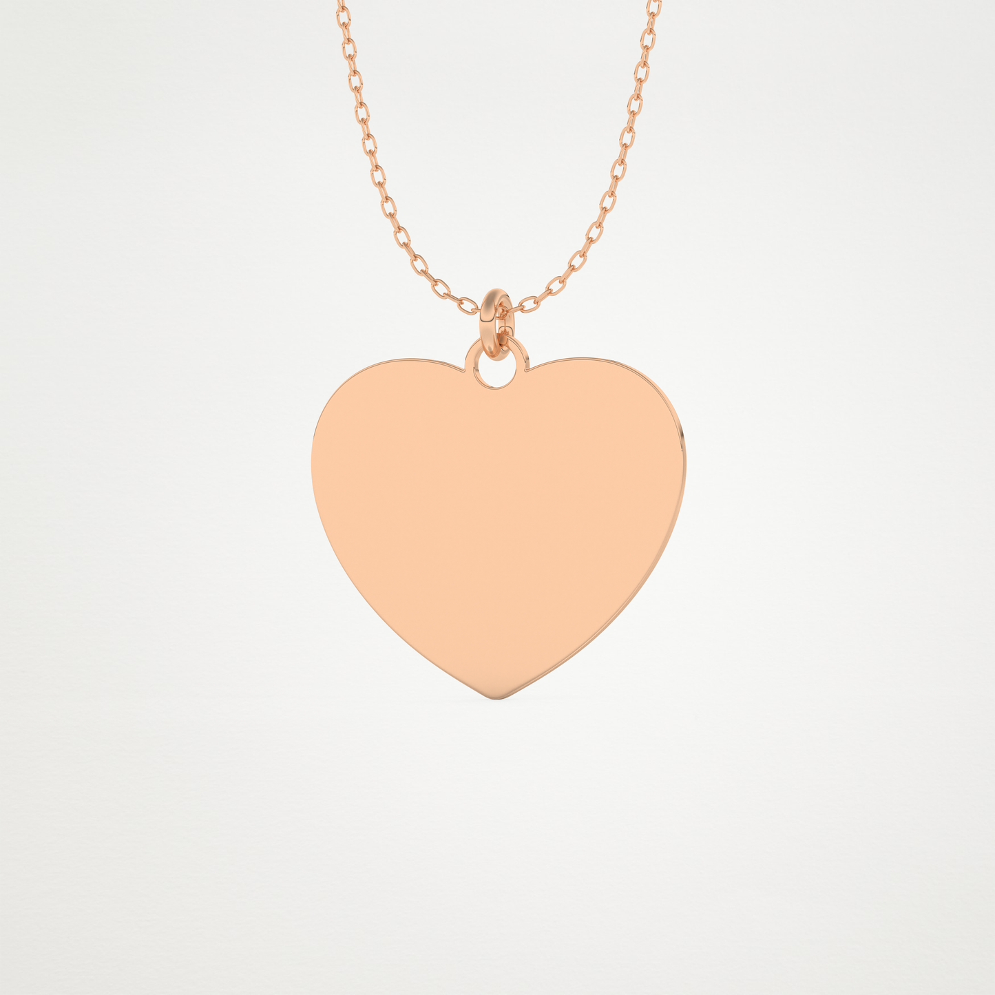 Custom Personalized Fingerprint Pendant Necklace – 14K/18K Gold & 925 Silver 14