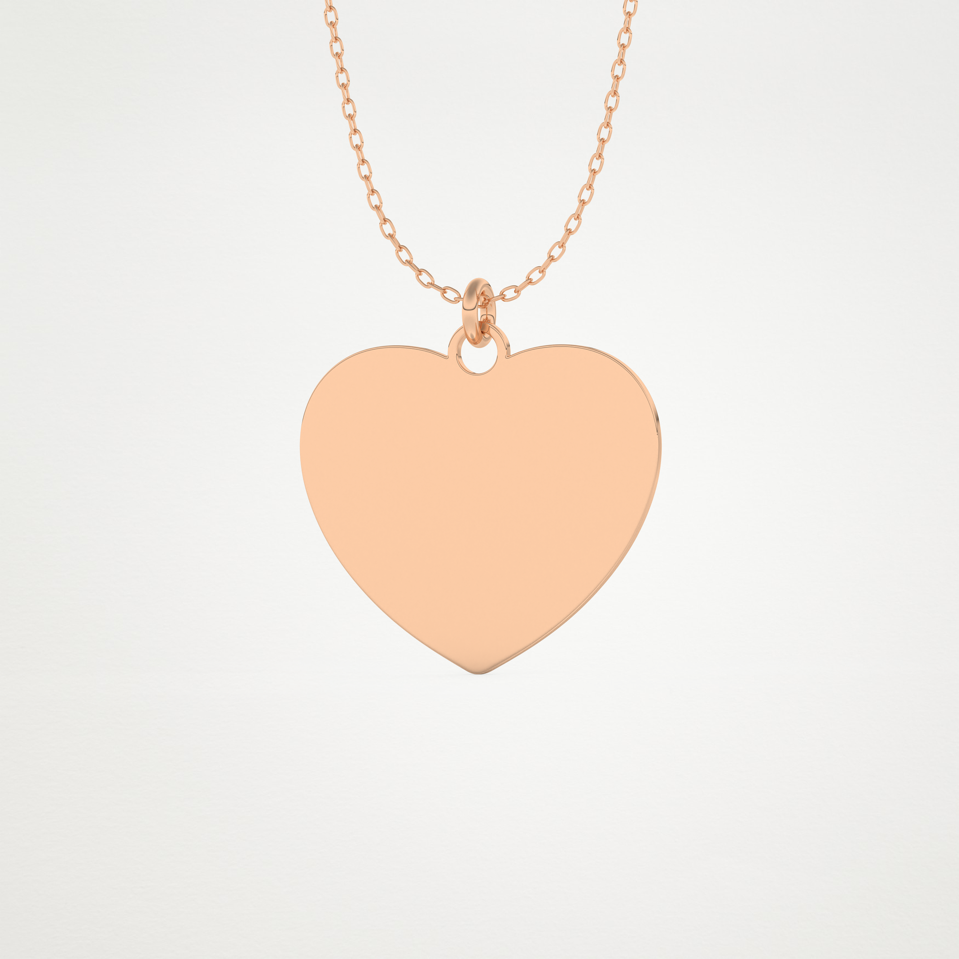 Custom Personalized Fingerprint Pendant Necklace – 14K/18K Gold & 925 Silver 14