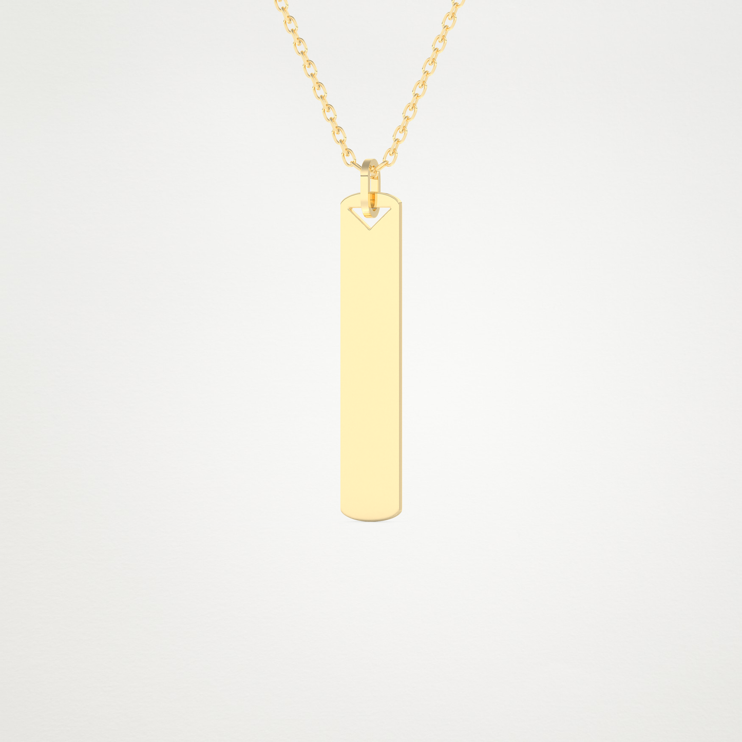 Custom Photo & Name Pendant Necklace – 14K/18K Gold & 925 Silver 9