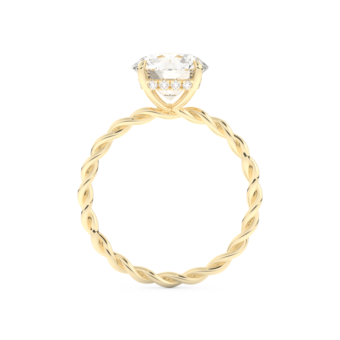1 CT Round Solitaire Engagement Ring