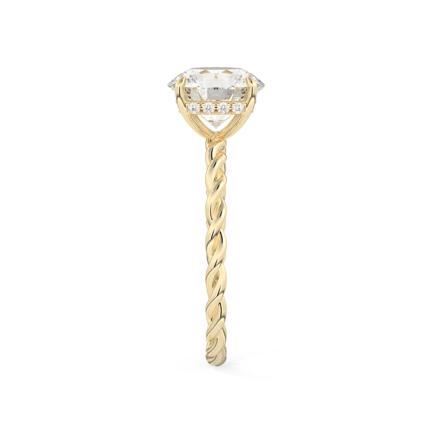1 CT Round Solitaire Engagement Ring