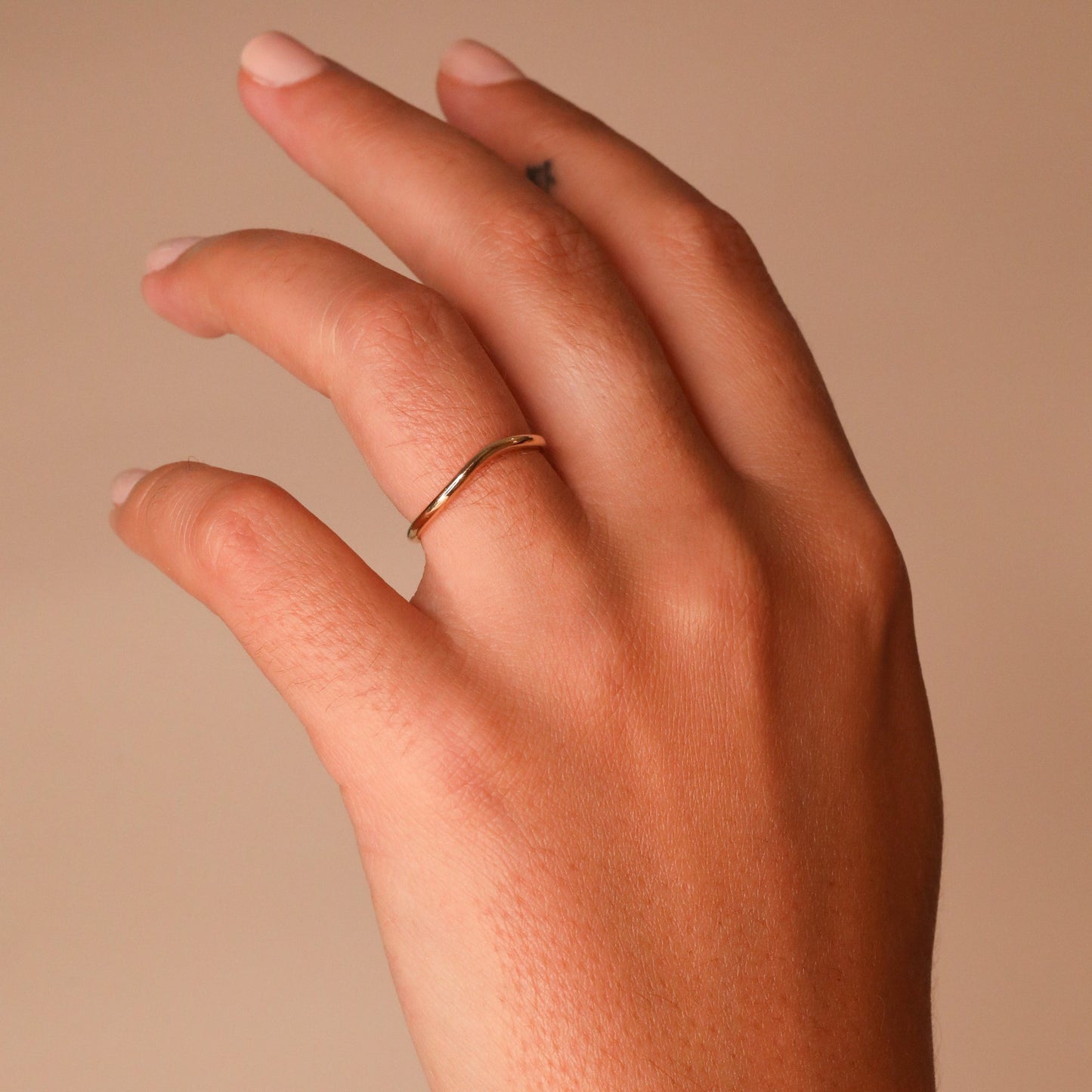 Curved Wedding Band