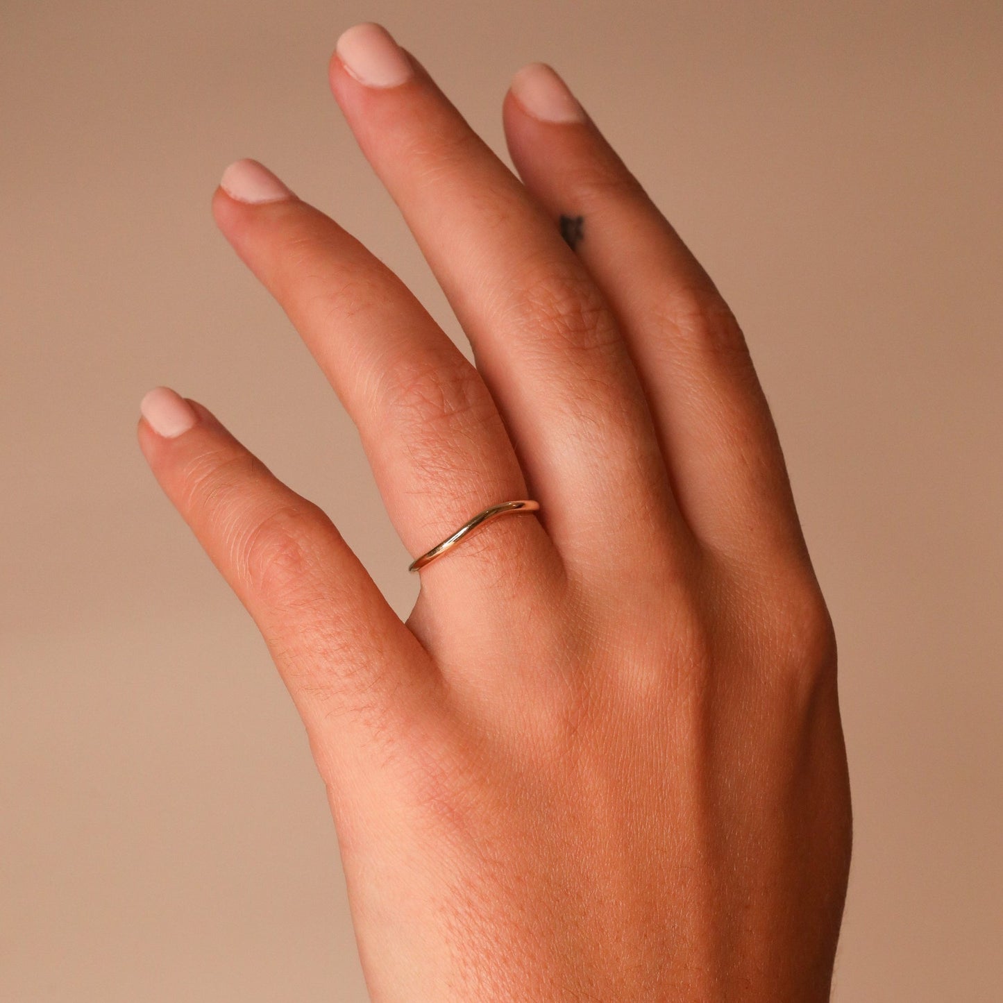 Curved Wedding Band