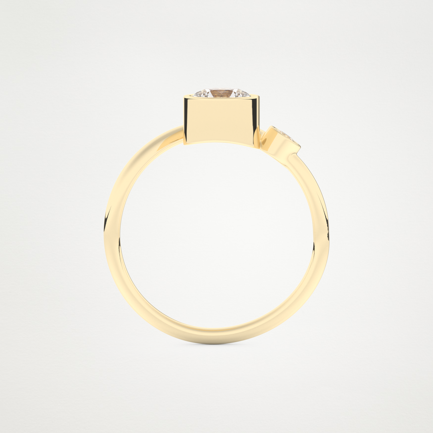 0.79 CT Round Moissanite Wedding Band – Solid Gold Elegant and Timeless Design
