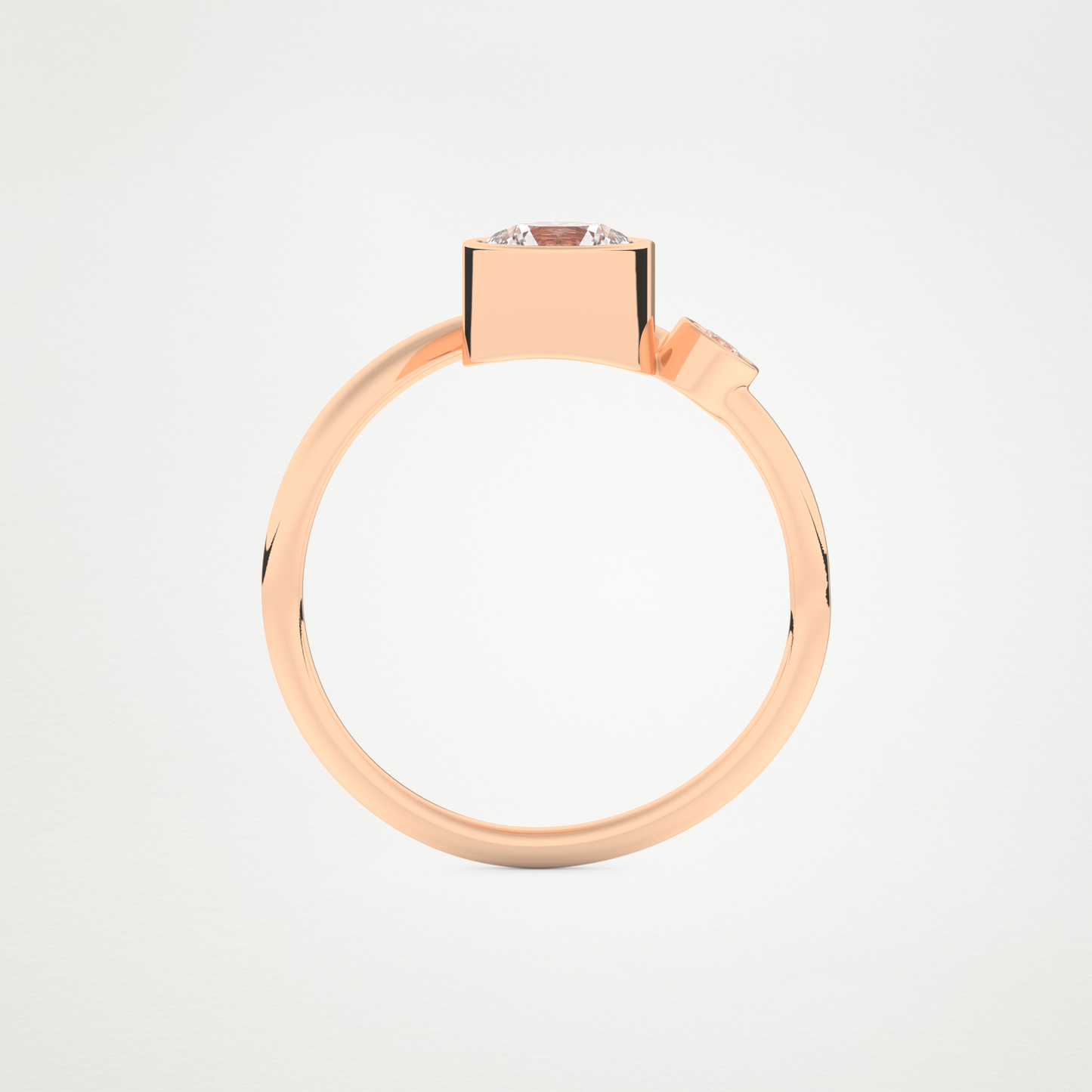 0.79 CT Round Moissanite Wedding Band – Solid Gold Elegant and Timeless Design