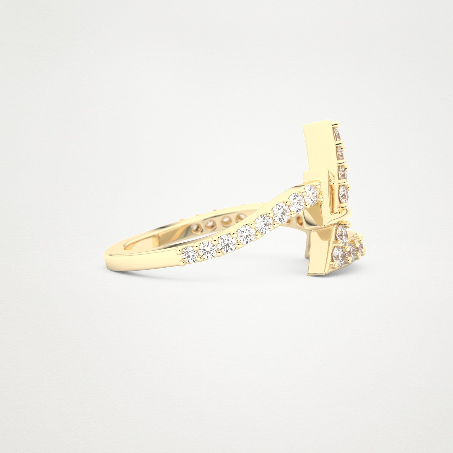0.56 CT Round Moissanite Wedding Band – Solid Gold Elegant and Timeless Design