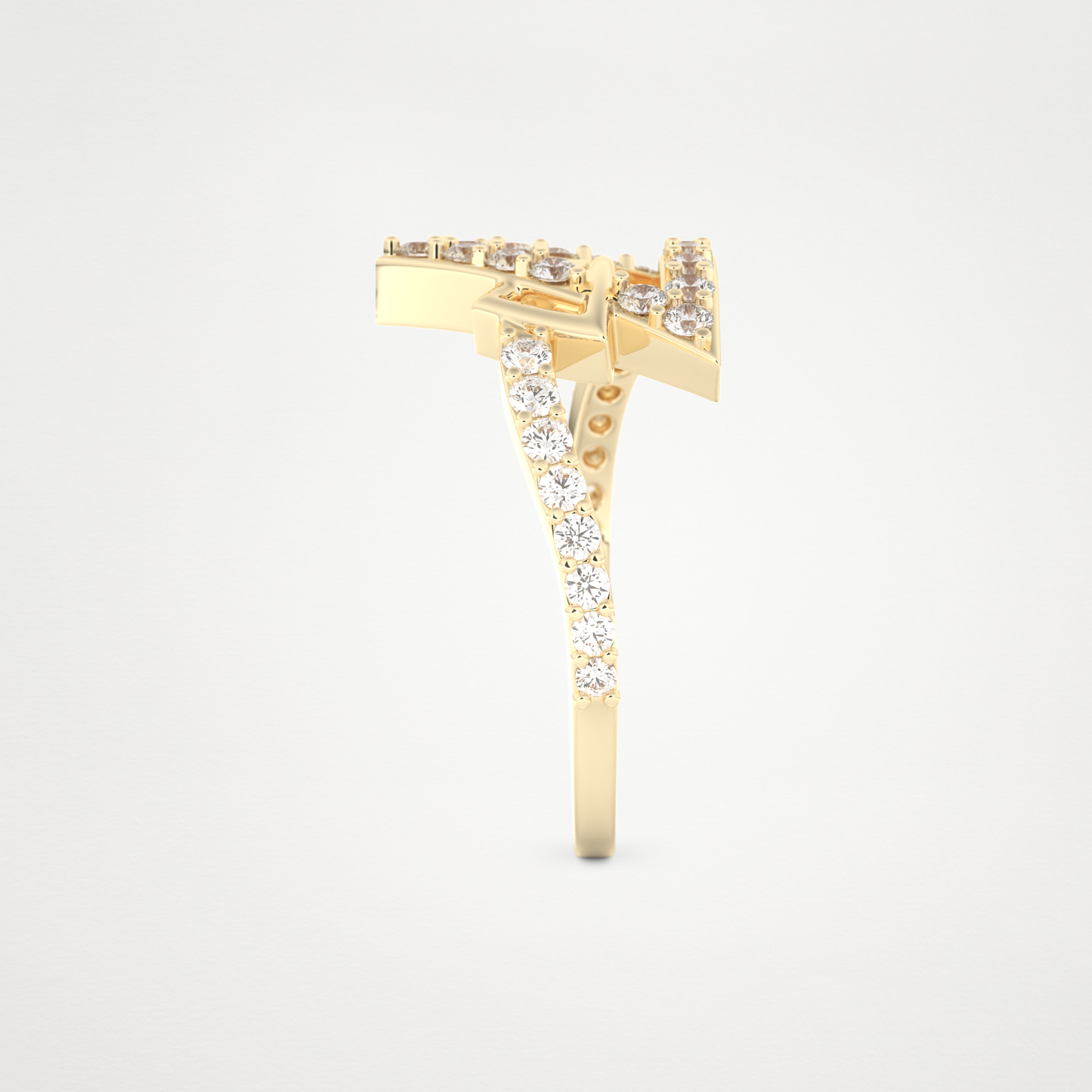 0.56 CT Round Moissanite Wedding Band – Solid Gold Elegant and Timeless Design