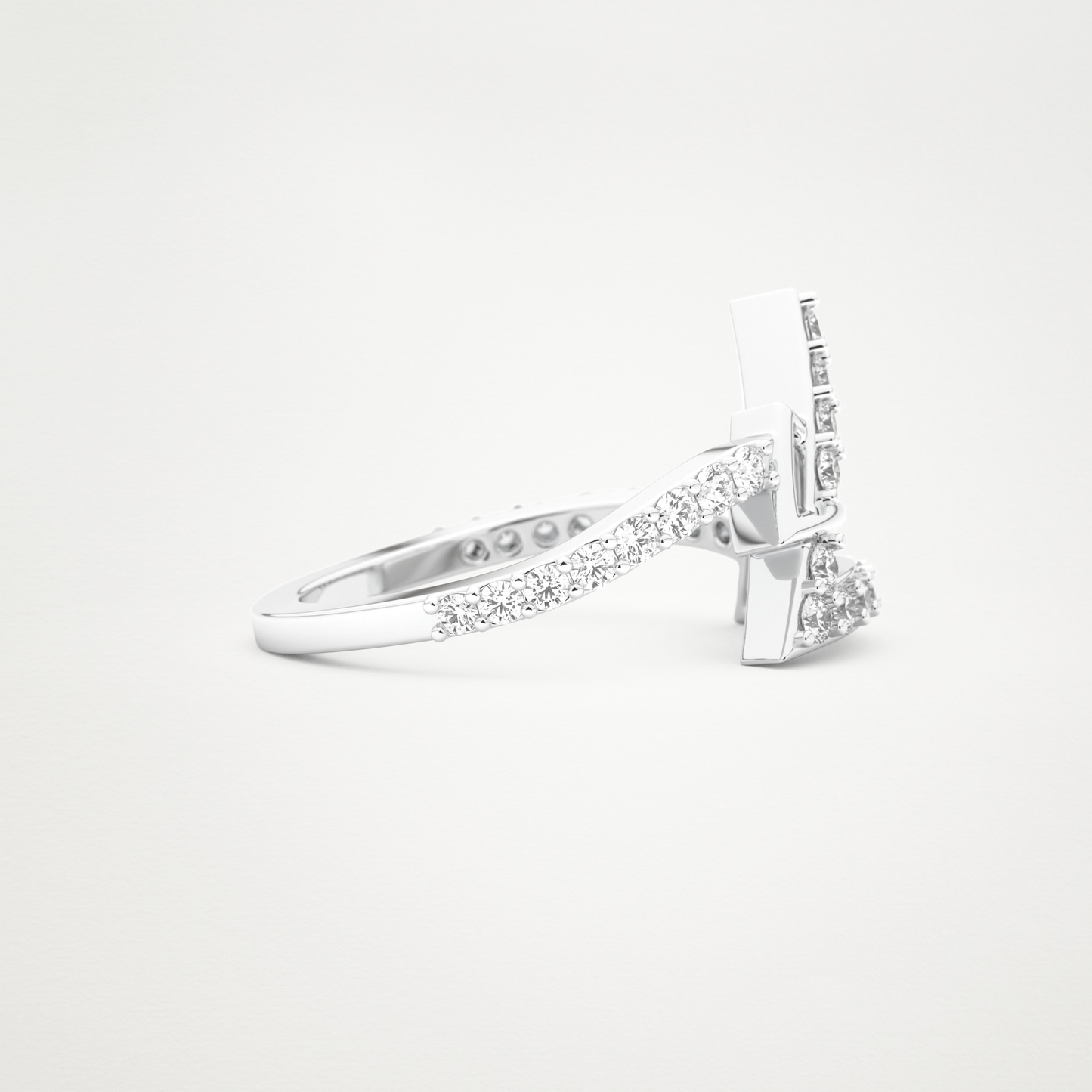 0.56 CT Round Moissanite Wedding Band – Solid Gold Elegant and Timeless Design