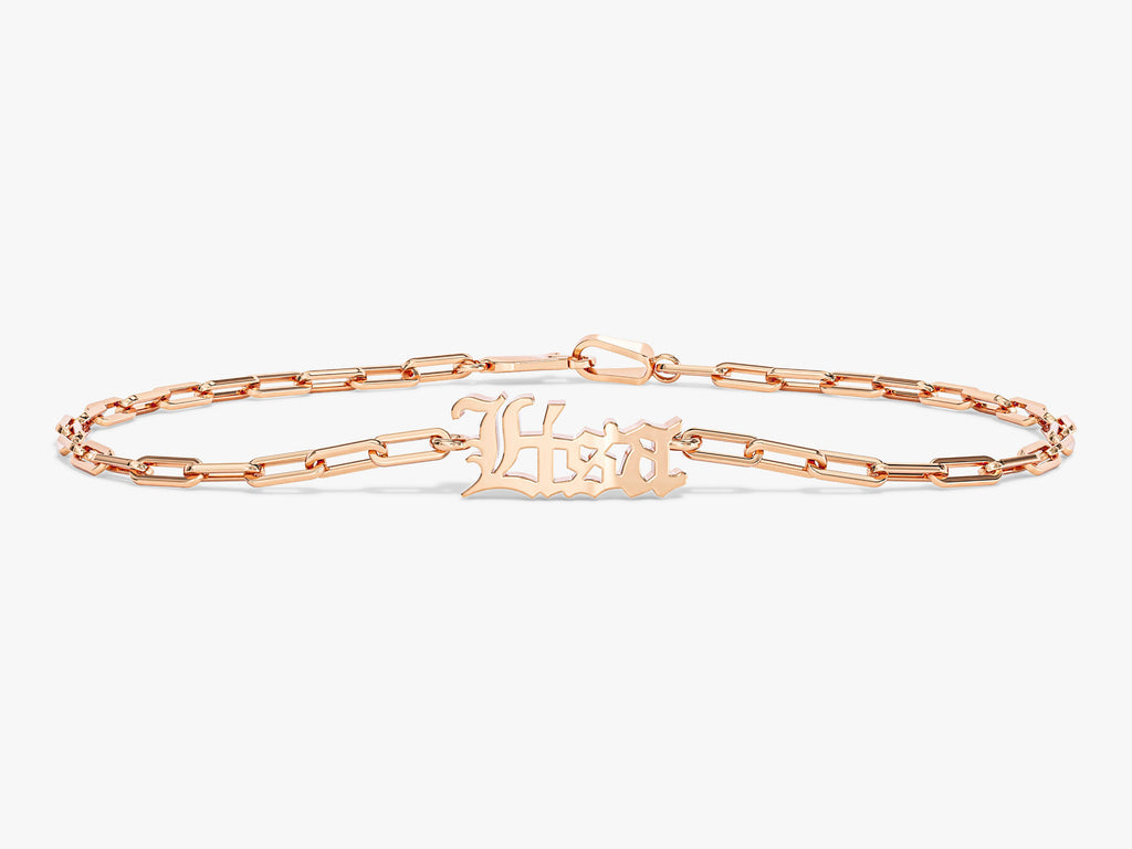Customised Name Gold Bracelet