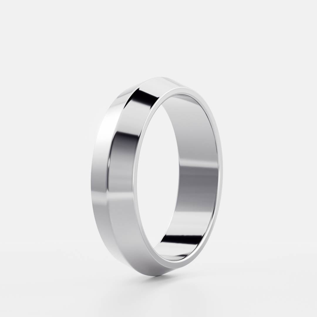 Stunning Knife Edge Wedding Bands