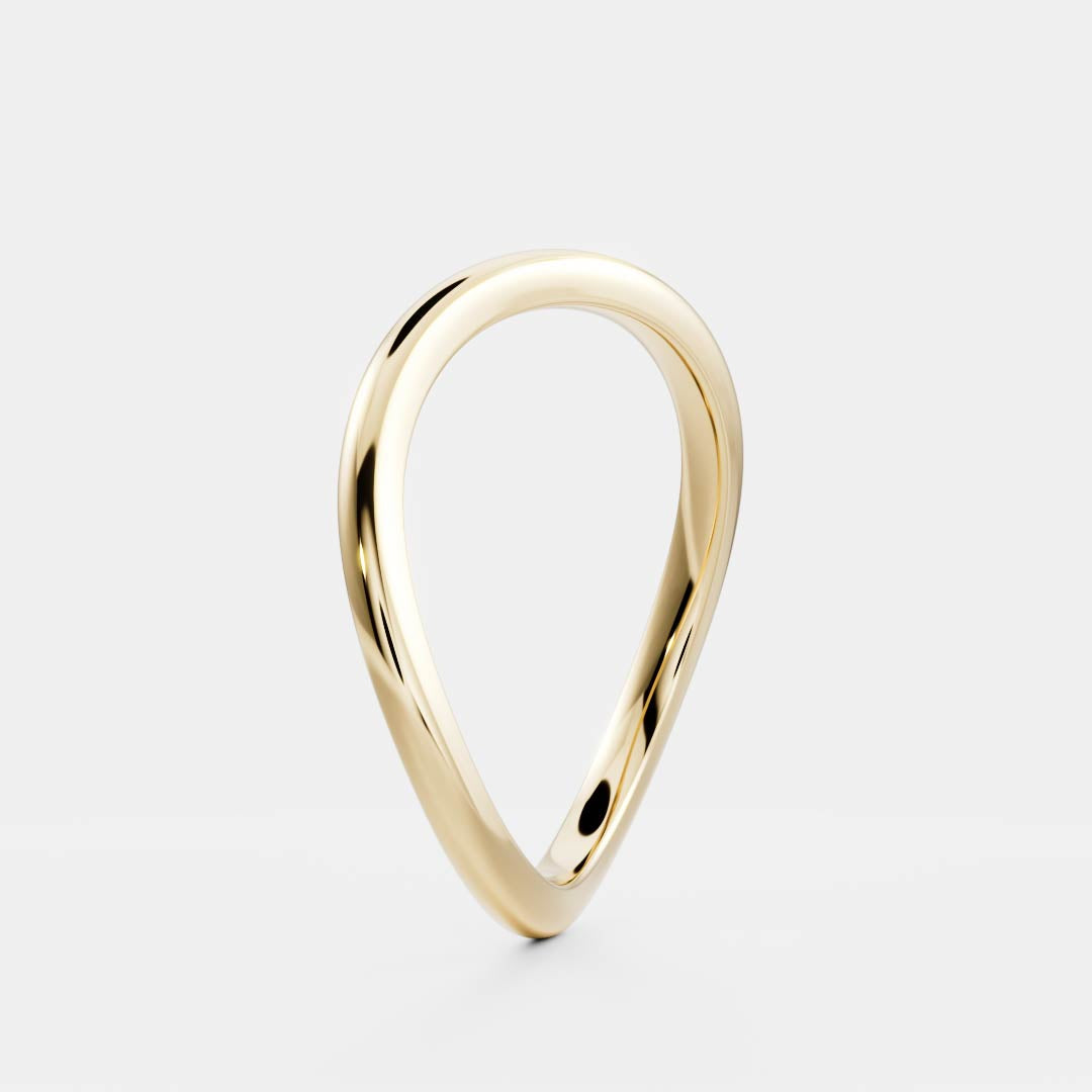 Stunning Contour Ceremonial Wedding Bands