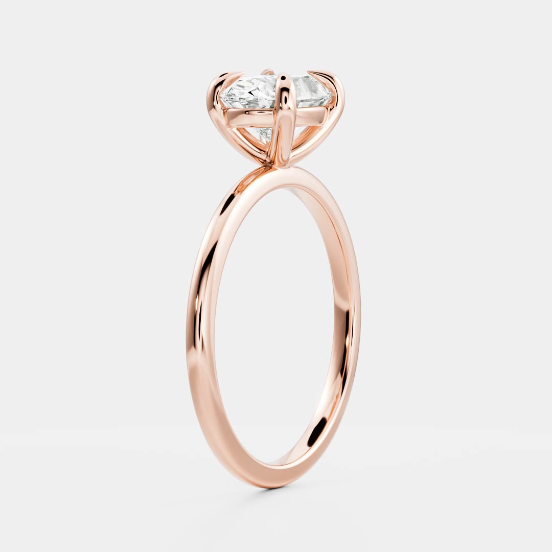 Stunning 1.5-2.5 CT Oval Moissanite Engagement Ring with Solitaire Design