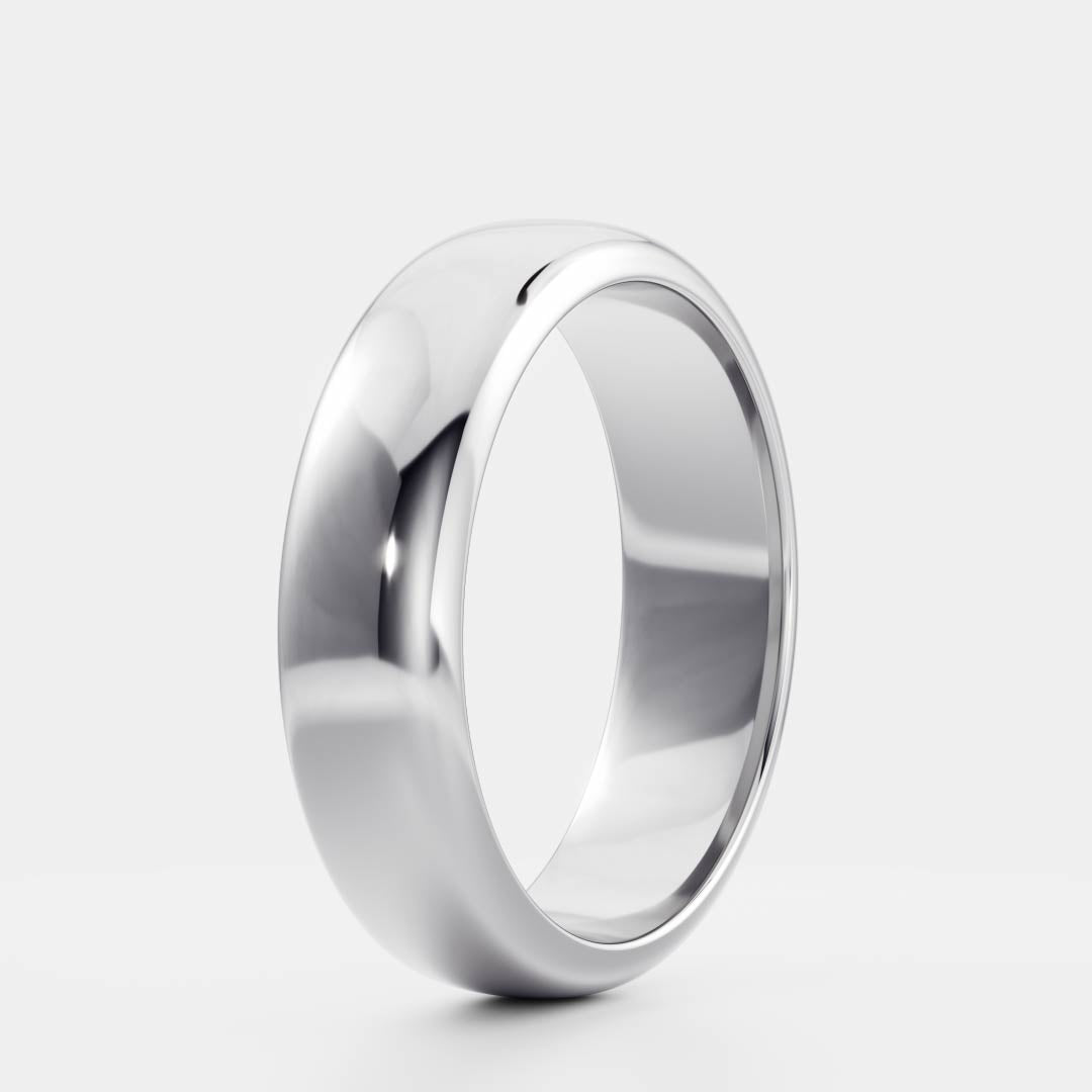Classic Comfort Fit Wedding Band For Men's