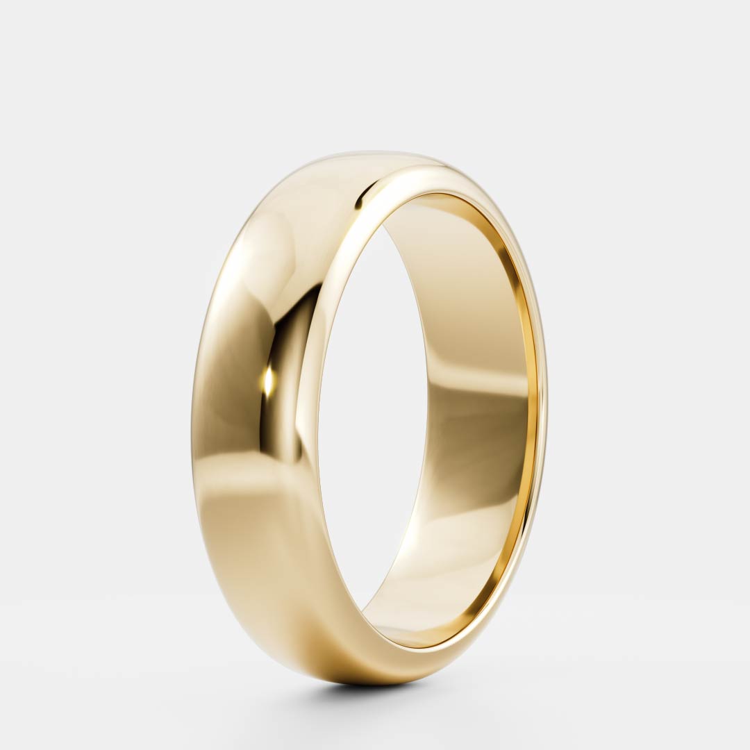 Classic Comfort Fit Wedding Band For Men's