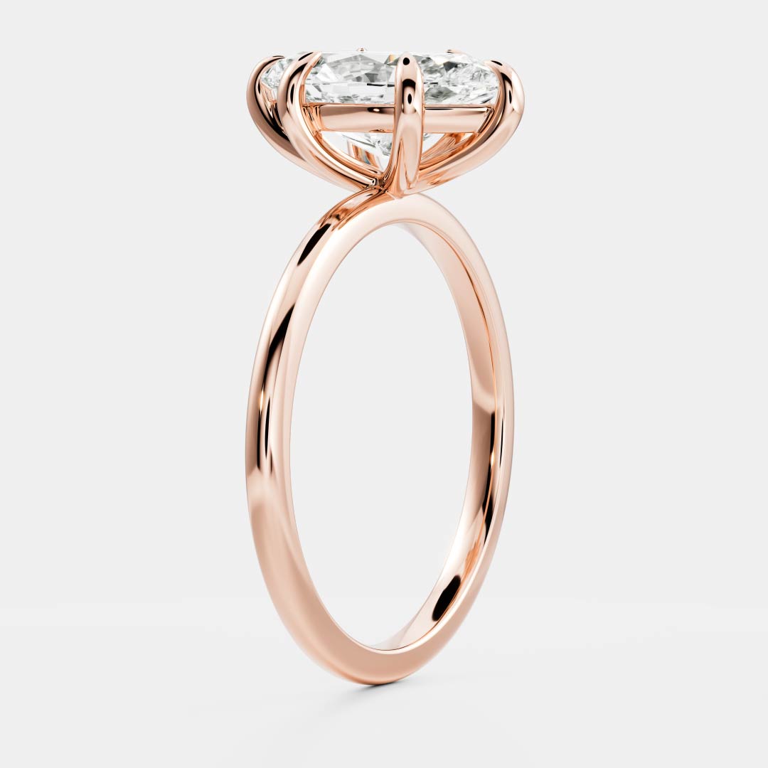Stunning 1.5-2.5 CT Marquise Moissanite Engagement Ring with Solitaire Design