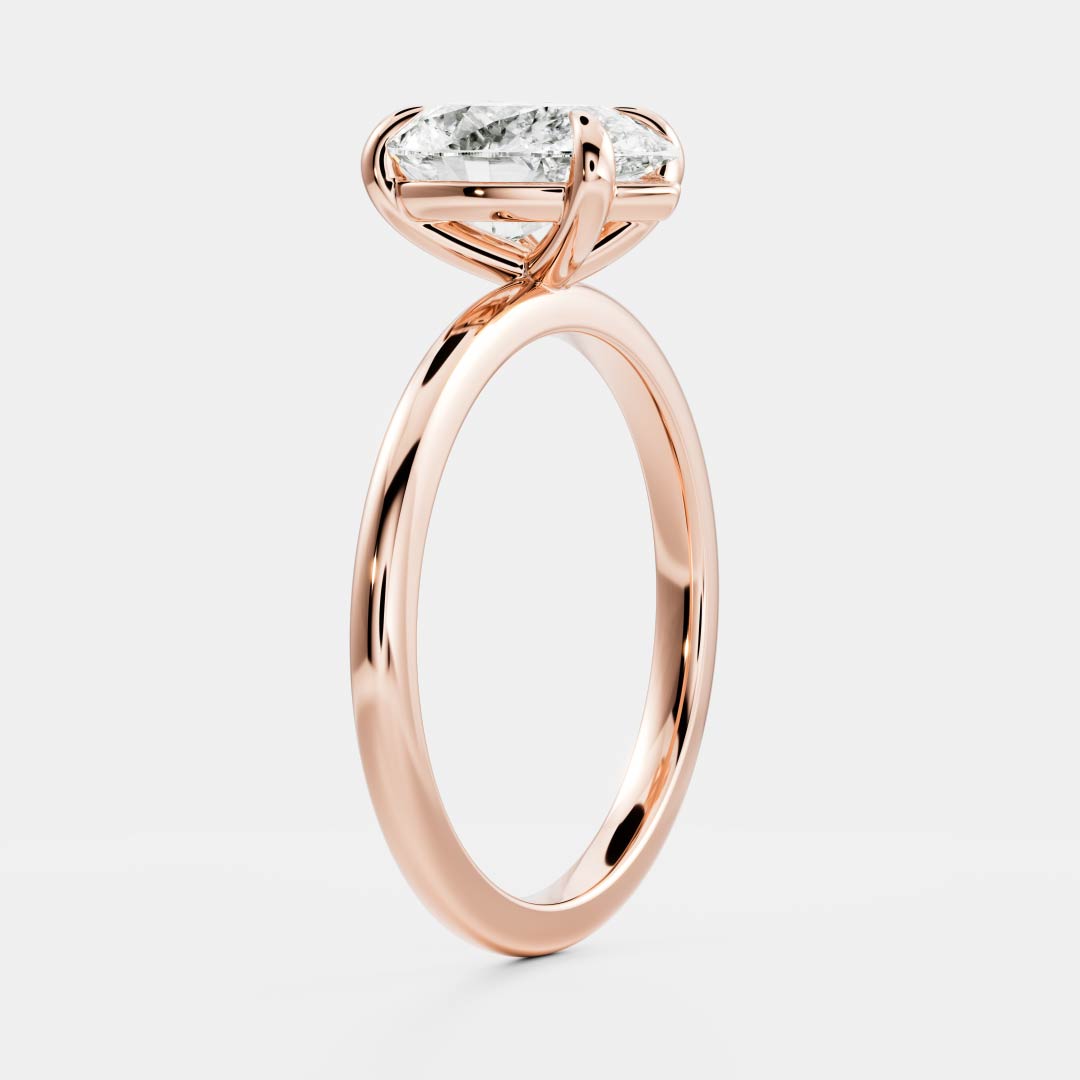 Stunning 1.5-2.5 CT Pear Moissanite Engagement Ring with Solitaire Design