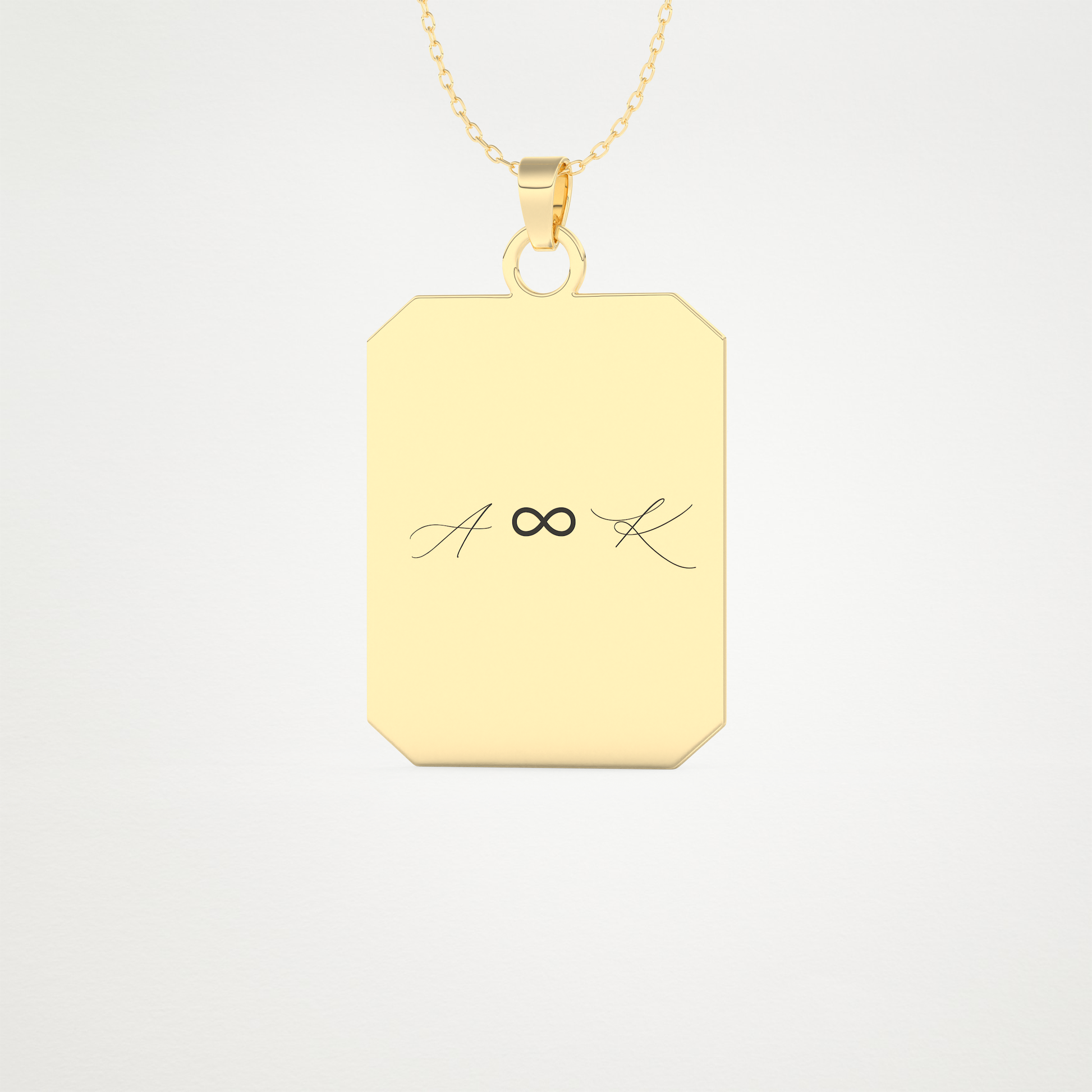Custom Photo Printed Pendant Necklace – 14K/18K Gold & 925 Silver 9