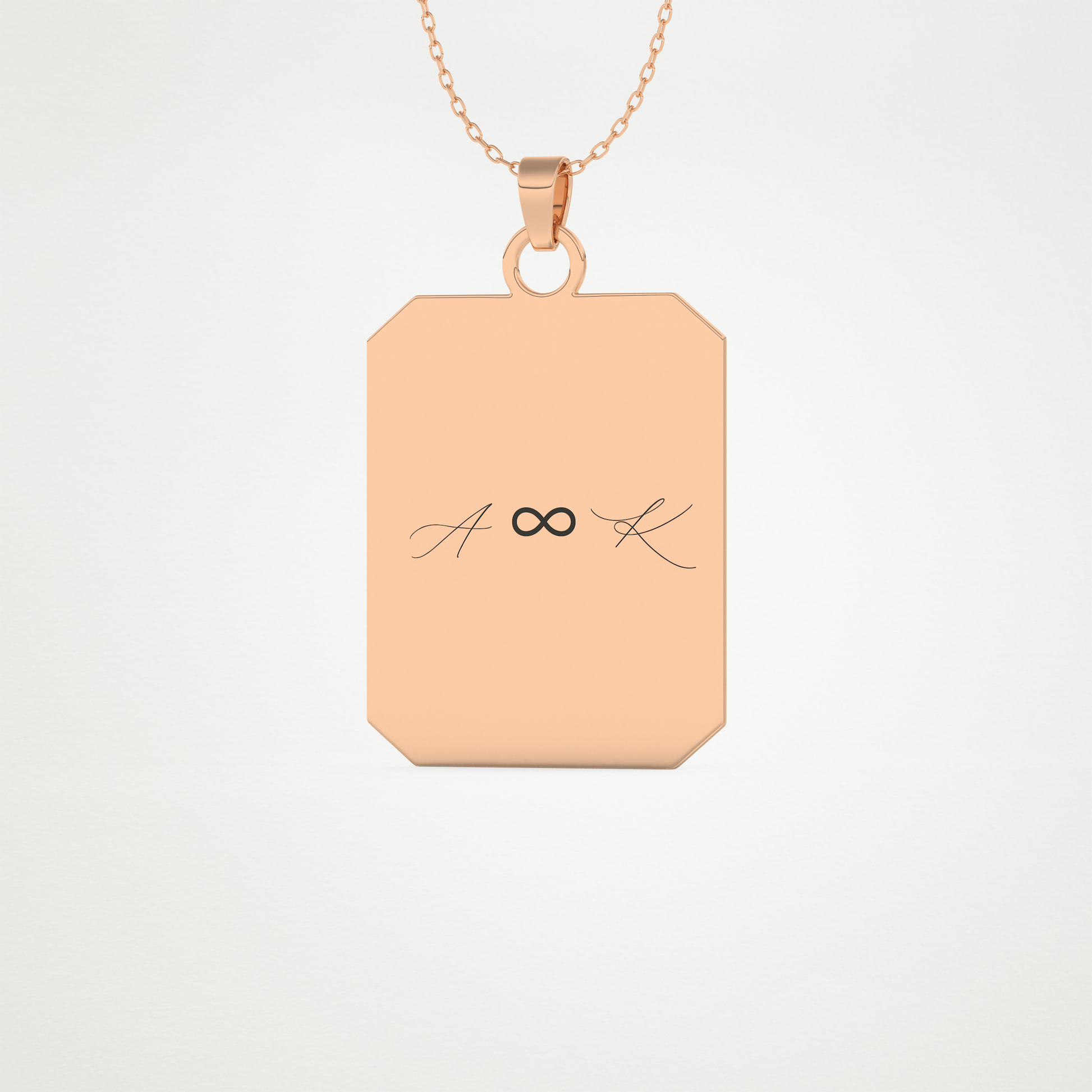 Custom Photo Printed Pendant Necklace – 14K/18K Gold & 925 Silver 14