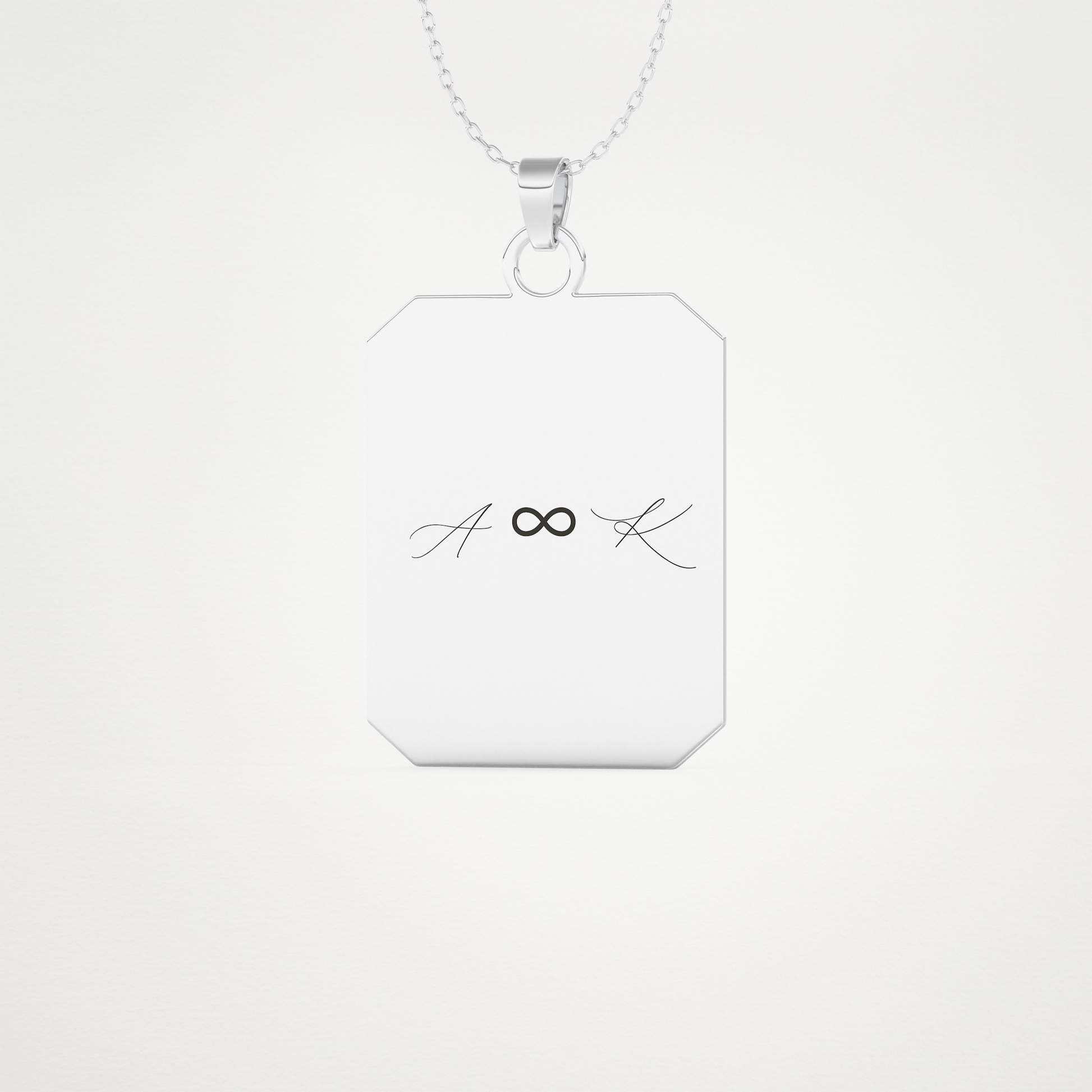 Custom Photo Printed Pendant Necklace – 14K/18K Gold & 925 Silver 3
