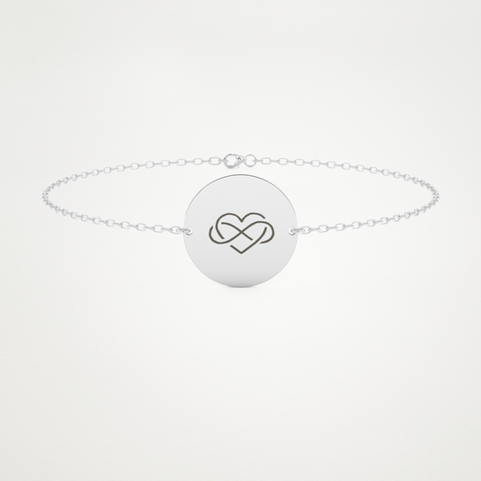 Custom Engraved Bracelet – 14K/18K Gold & 925 Silver 1