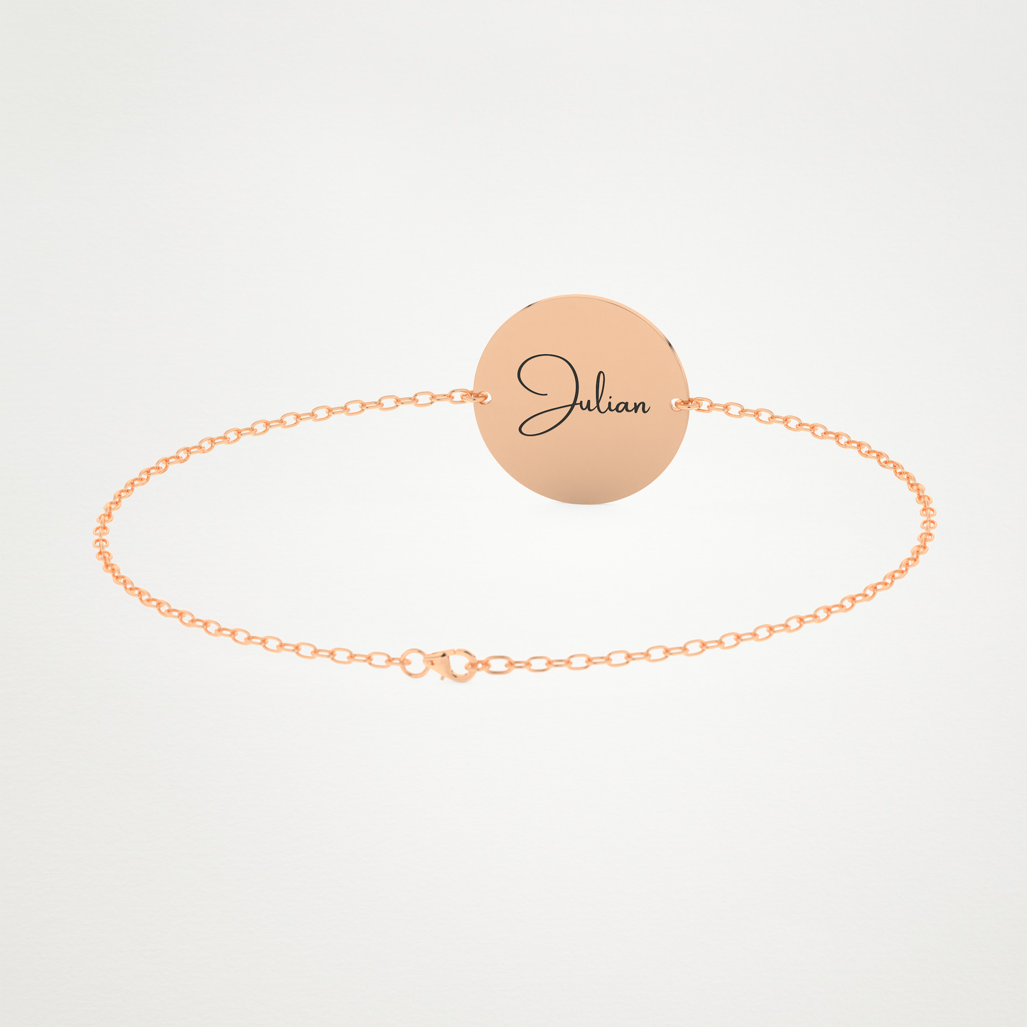 Custom Engraved Bracelet – 14K/18K Gold & 925 Silver 6