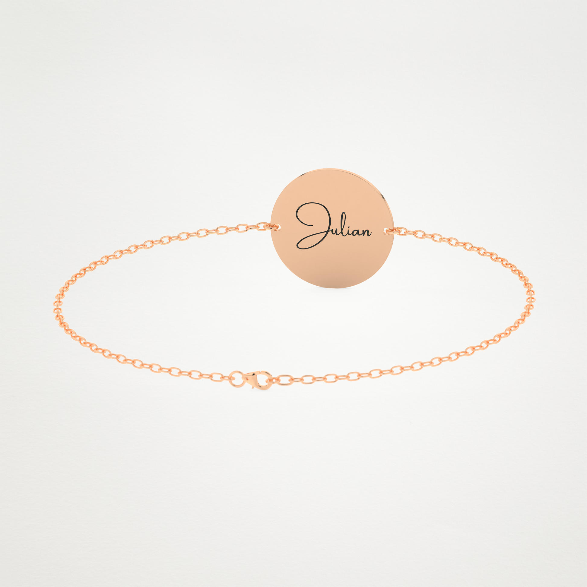 Custom Engraved Bracelet – 14K/18K Gold & 925 Silver 6