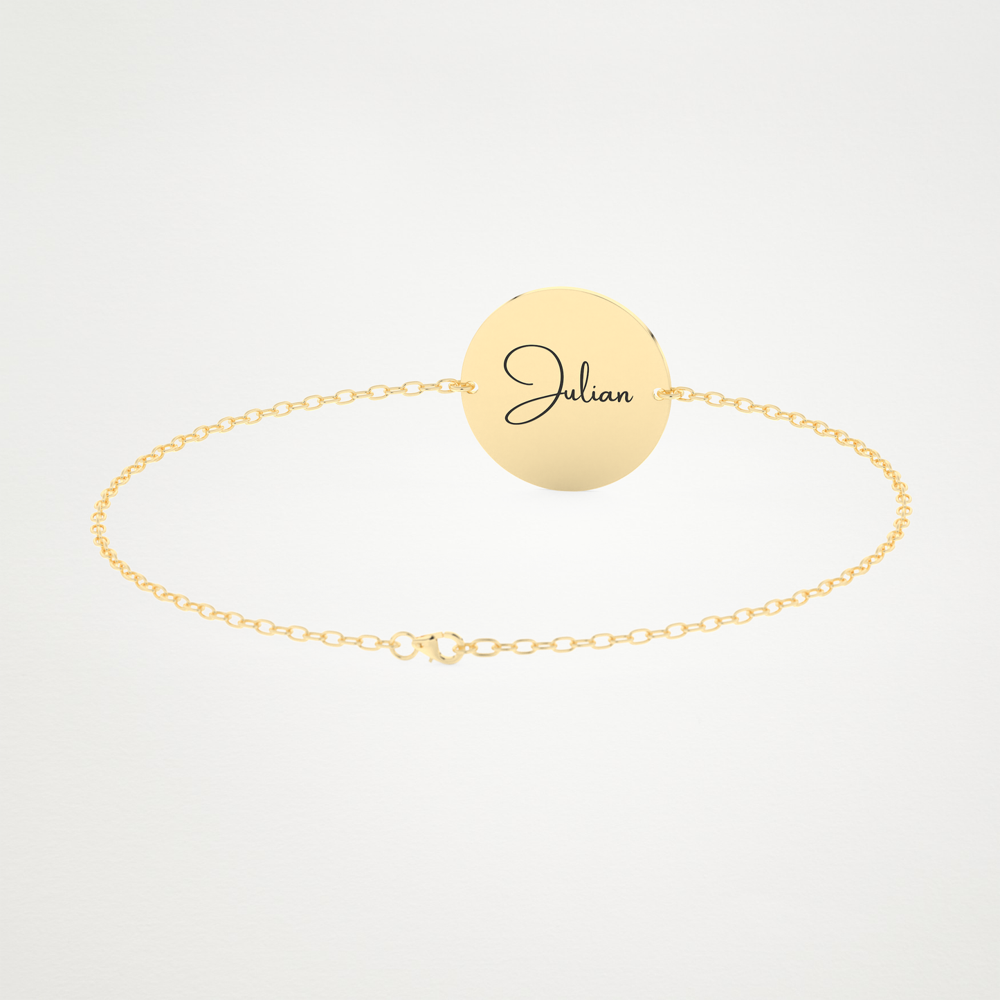 Custom Engraved Bracelet – 14K/18K Gold & 925 Silver 10