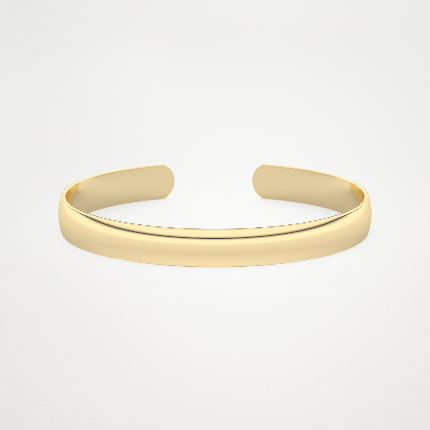 Custom Engraved Gold Cuff Bracelet – 14K/18K Gold & 925 Silver 5
