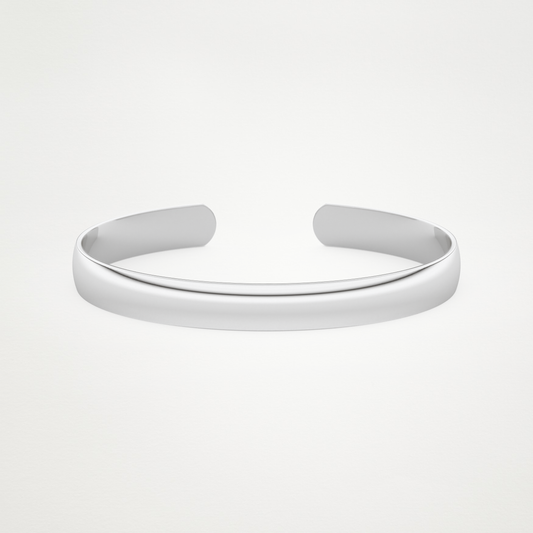 Custom Engraved Gold Cuff Bracelet – 14K/18K Gold & 925 Silver 2