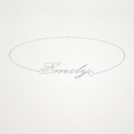 Custom Personalized Name Bracelet – 14K/18K Gold & 925 Silver 1