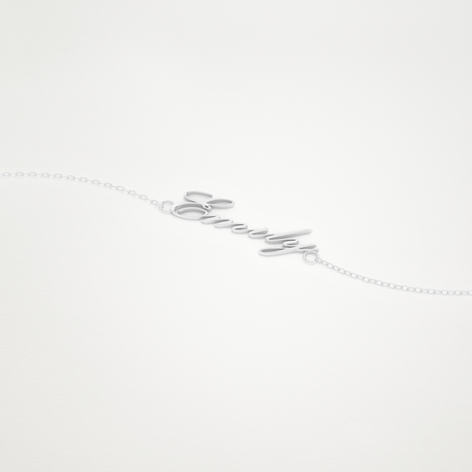 Custom Personalized Name Bracelet – 14K/18K Gold & 925 Silver 2