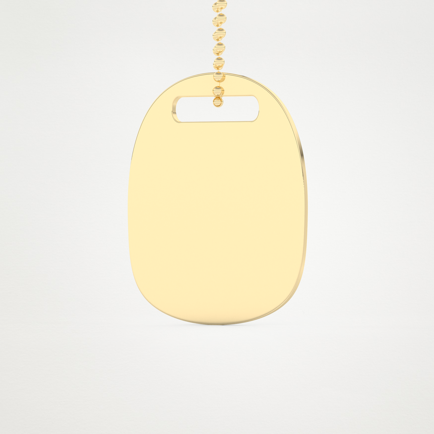 Custom Personalized Fingerprint Pendant Necklace – 14K/18K Gold & 925 Silver 9