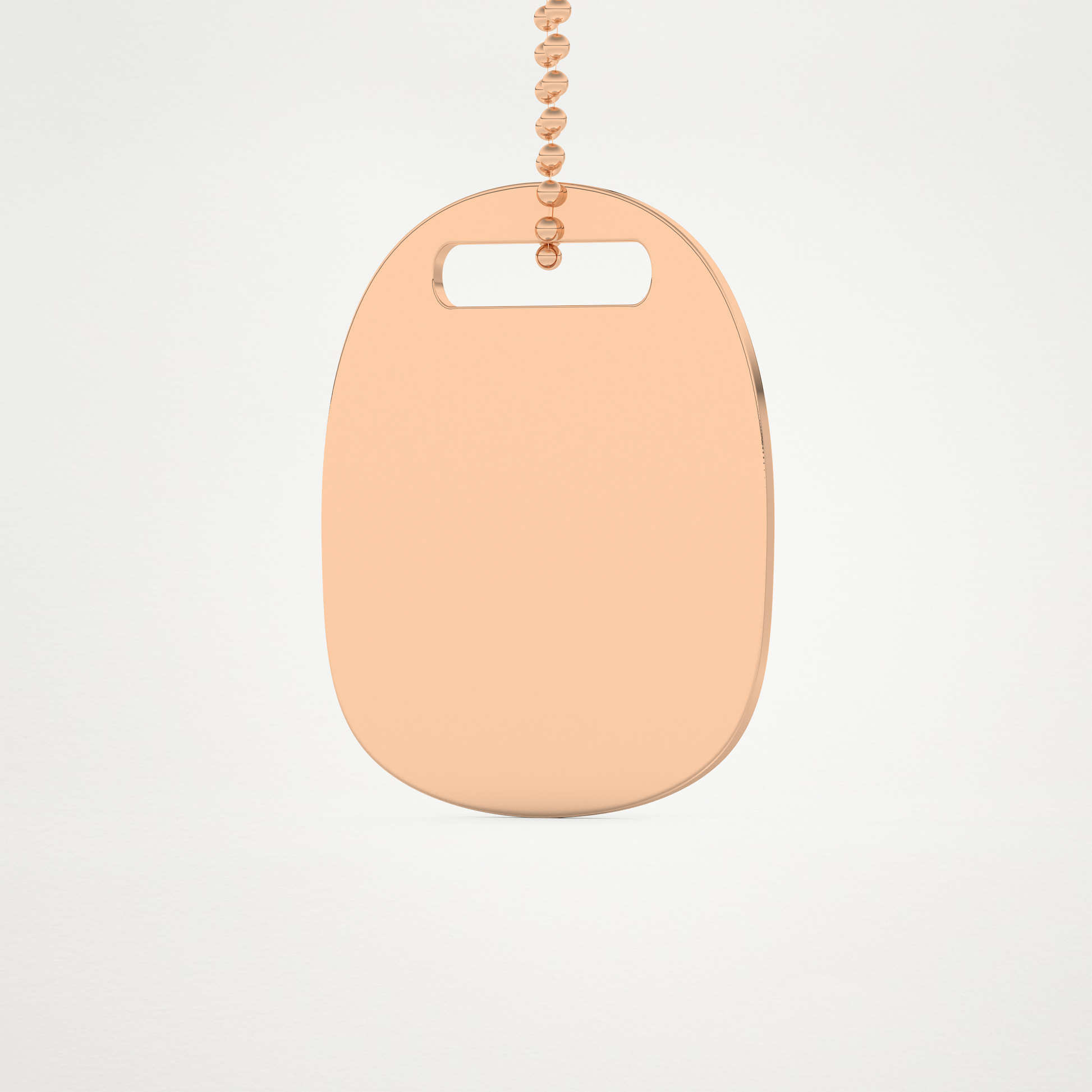 Custom Personalized Fingerprint Pendant Necklace – 14K/18K Gold & 925 Silver 14
