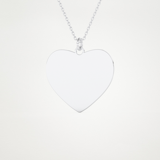 Custom Photo Printed Pendant Necklace – 14K/18K Gold & 925 Silver 2