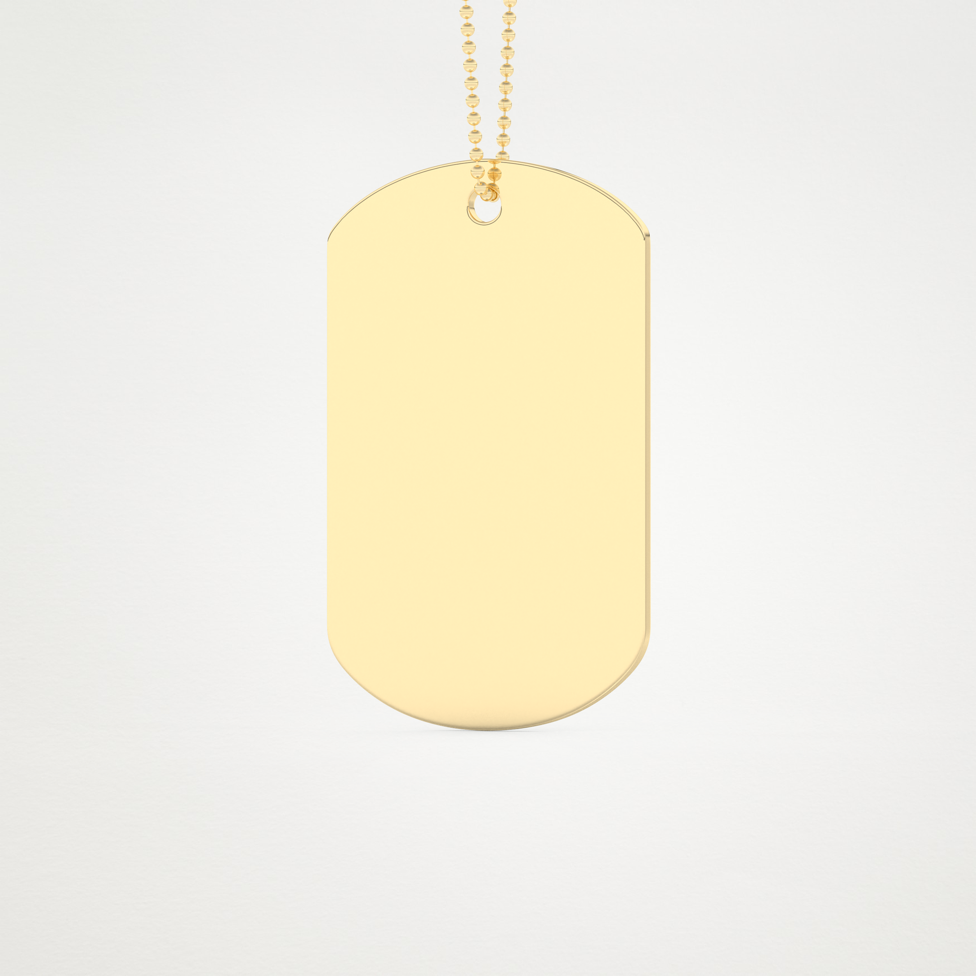 Custom Personalized Fingerprint Pendant Necklace – 14K/18K Gold & 925 Silver 8