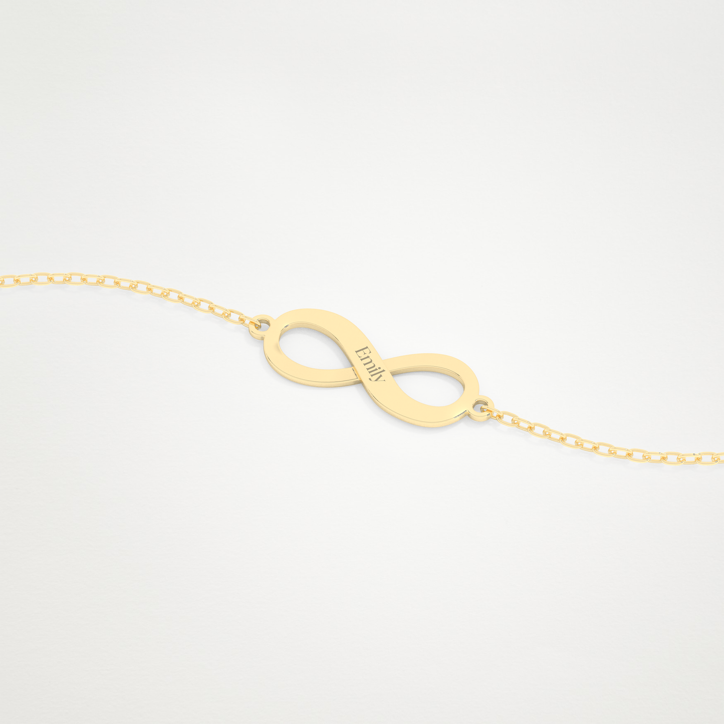 Custom Infinity Bracelet – 14K/18K Gold & 925 Silver 5