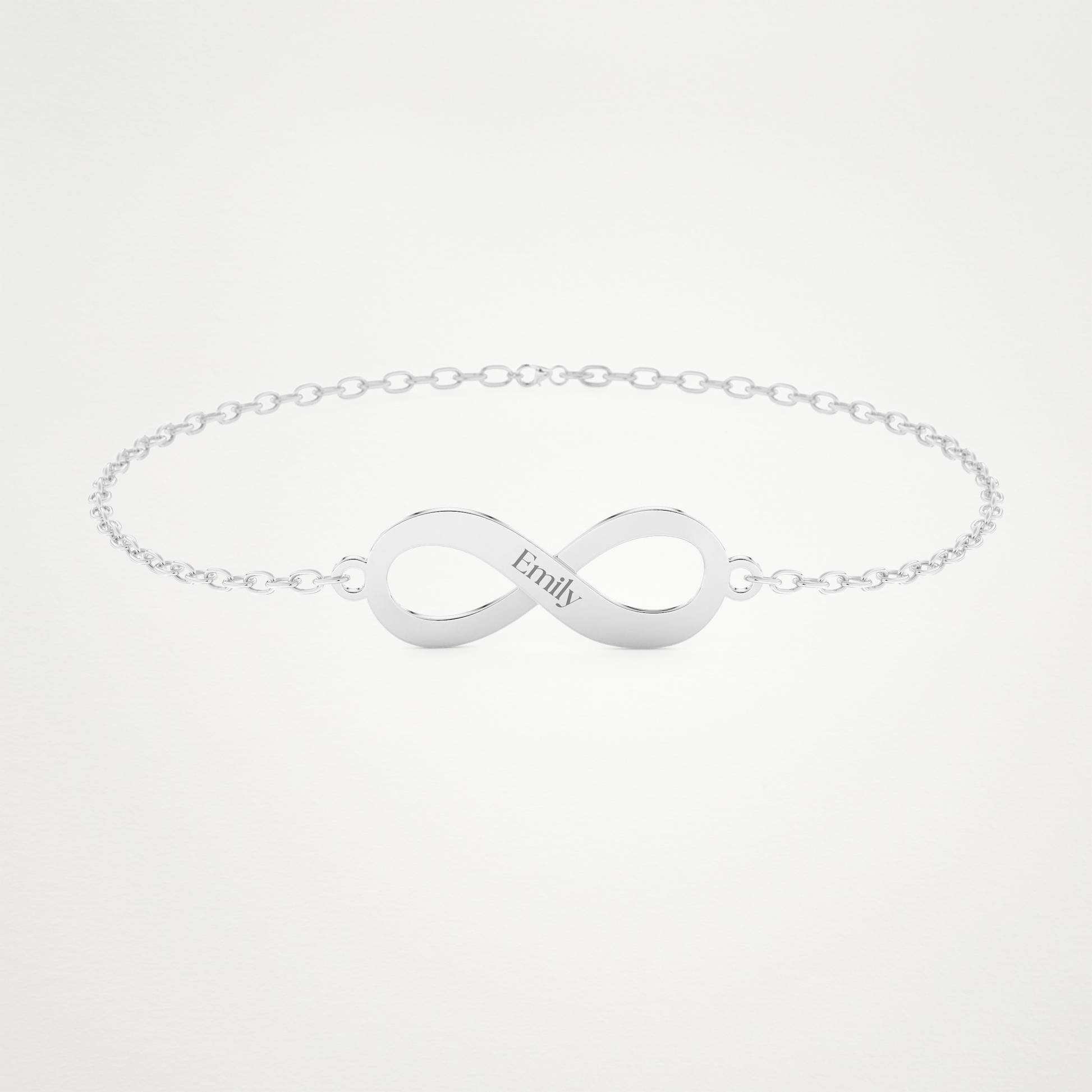 Custom Infinity Bracelet – 14K/18K Gold & 925 Silver 1