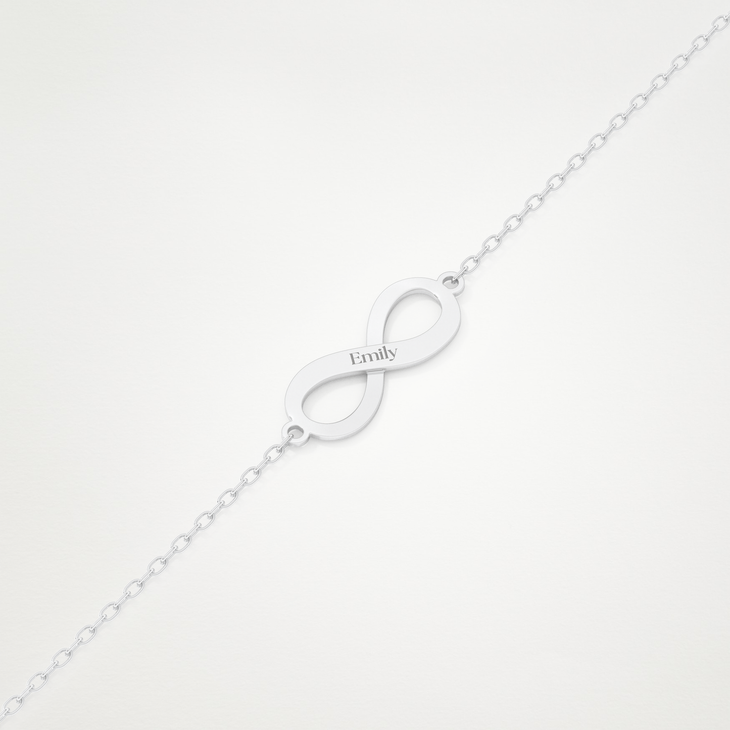 Custom Infinity Bracelet – 14K/18K Gold & 925 Silver 3