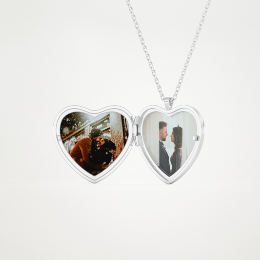 Custom Photo Customised Locket Necklace – 14K/18K Gold & 925 Silver 2