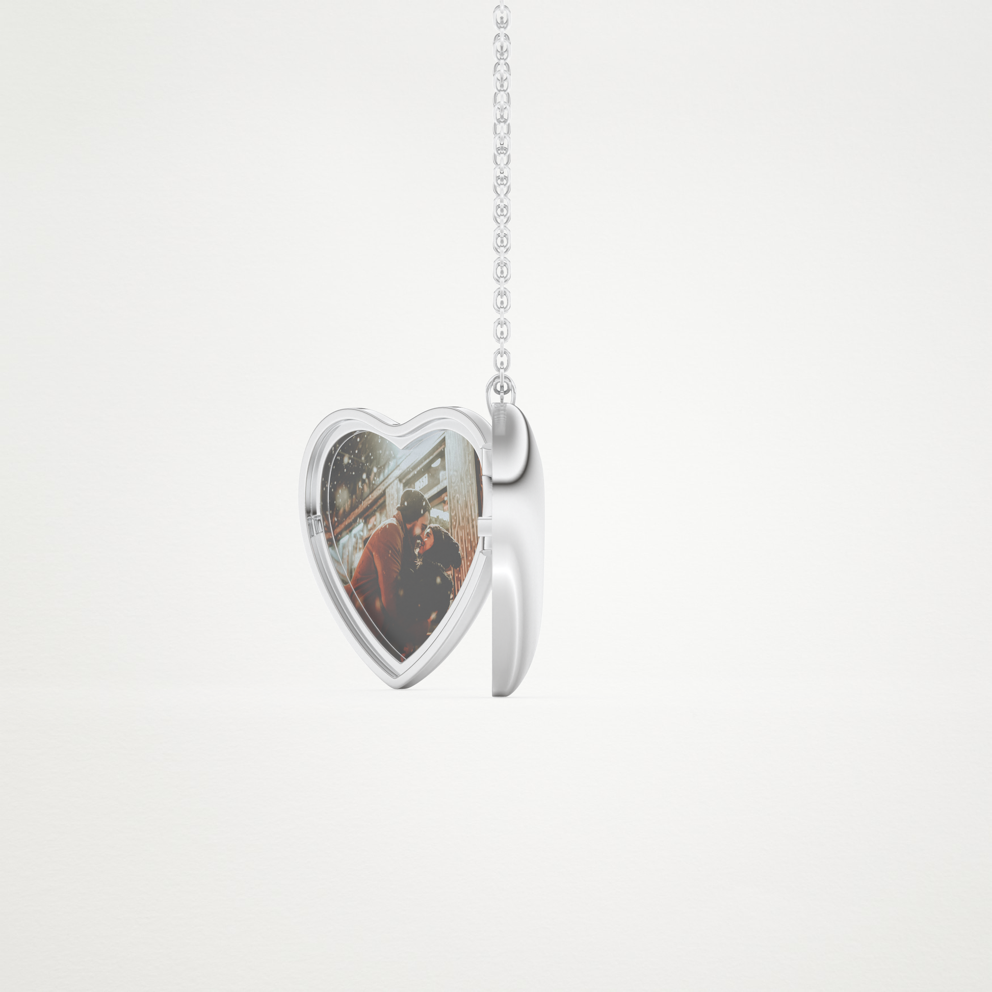 Custom Photo Customised Locket Necklace – 14K/18K Gold & 925 Silver 3