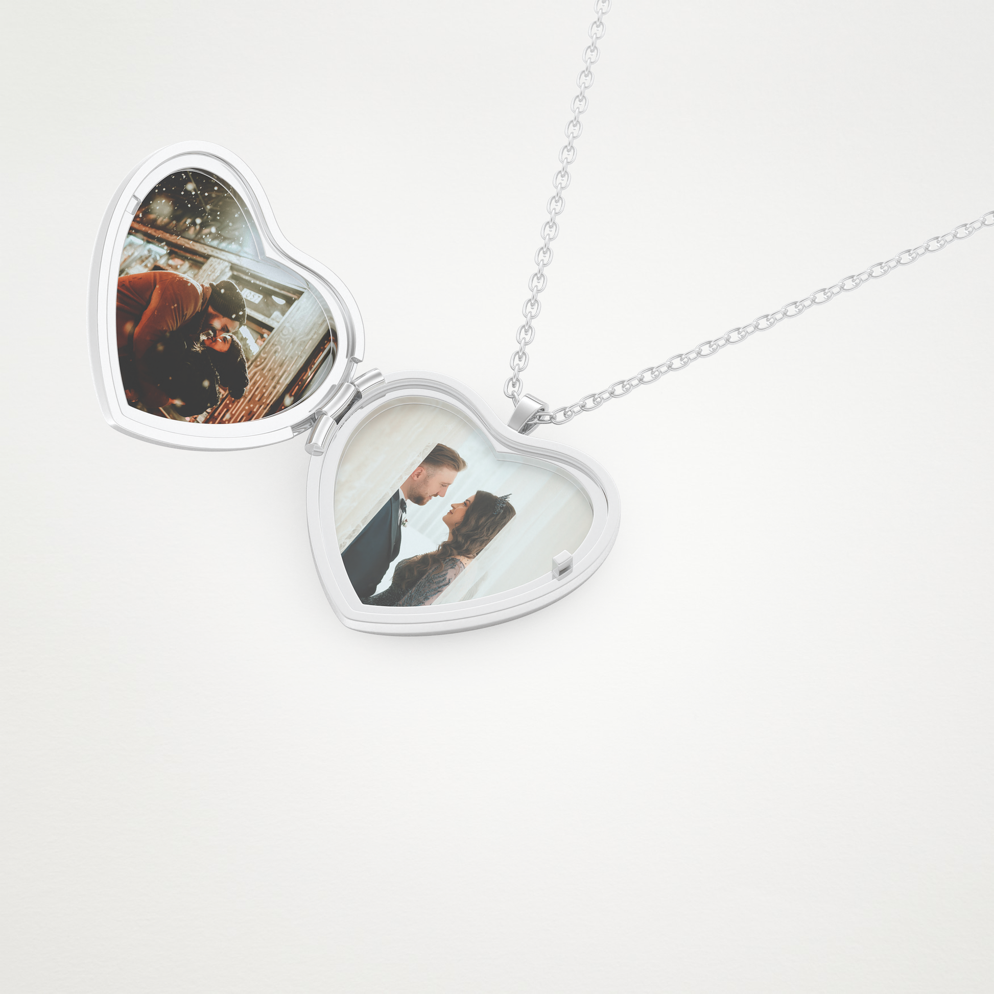 Custom Photo Customised Locket Necklace – 14K/18K Gold & 925 Silver 5