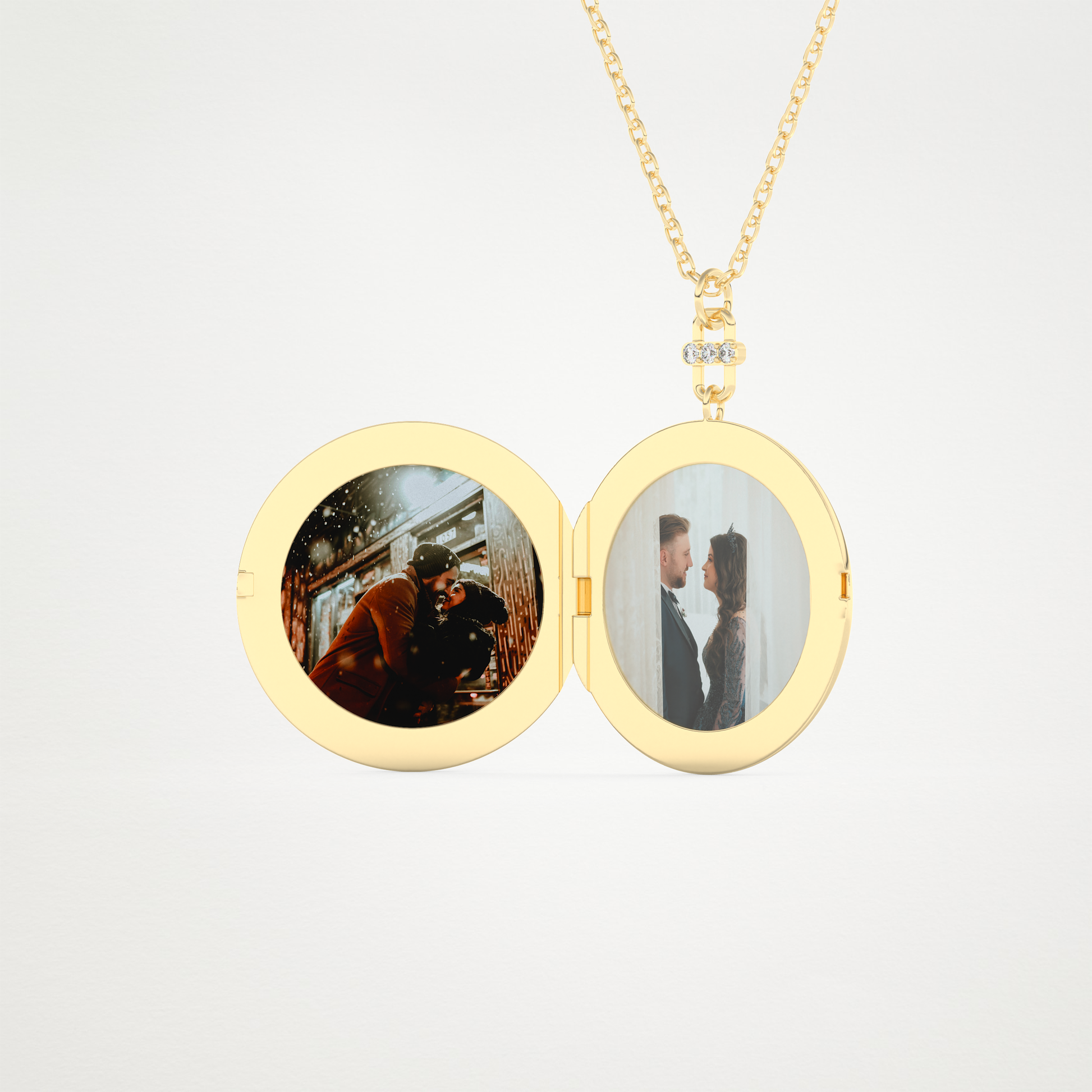 Customised Photo Locket Necklace – 14K/18K Gold & 925 Silver 6